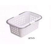 INOMATA 卫浴用品收纳篮 白色 原产地：日本