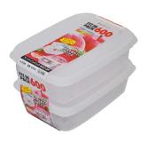 保鲜盒2个装（透明） 600ml