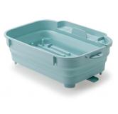iseto 可折叠餐具架 薄荷绿 约6.8L