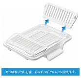 SANKO-P 塑料沥水篮 白色 原产地：日本